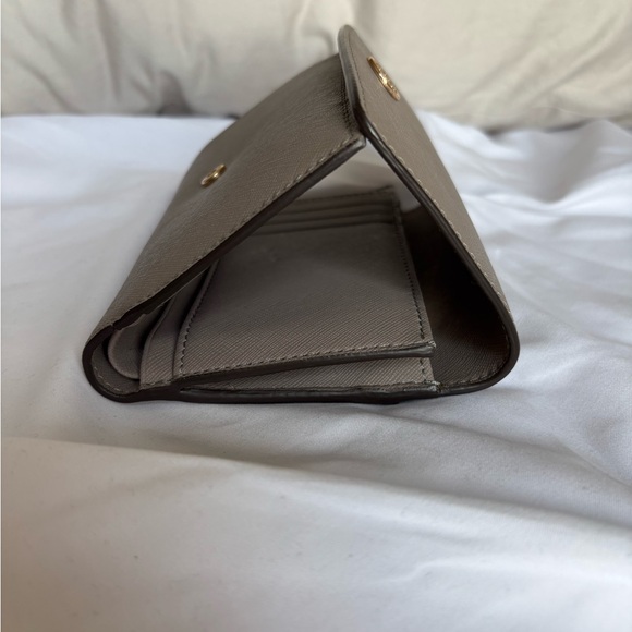 Tory Burch Taupe Leather Wallet - Picture 10 of 13